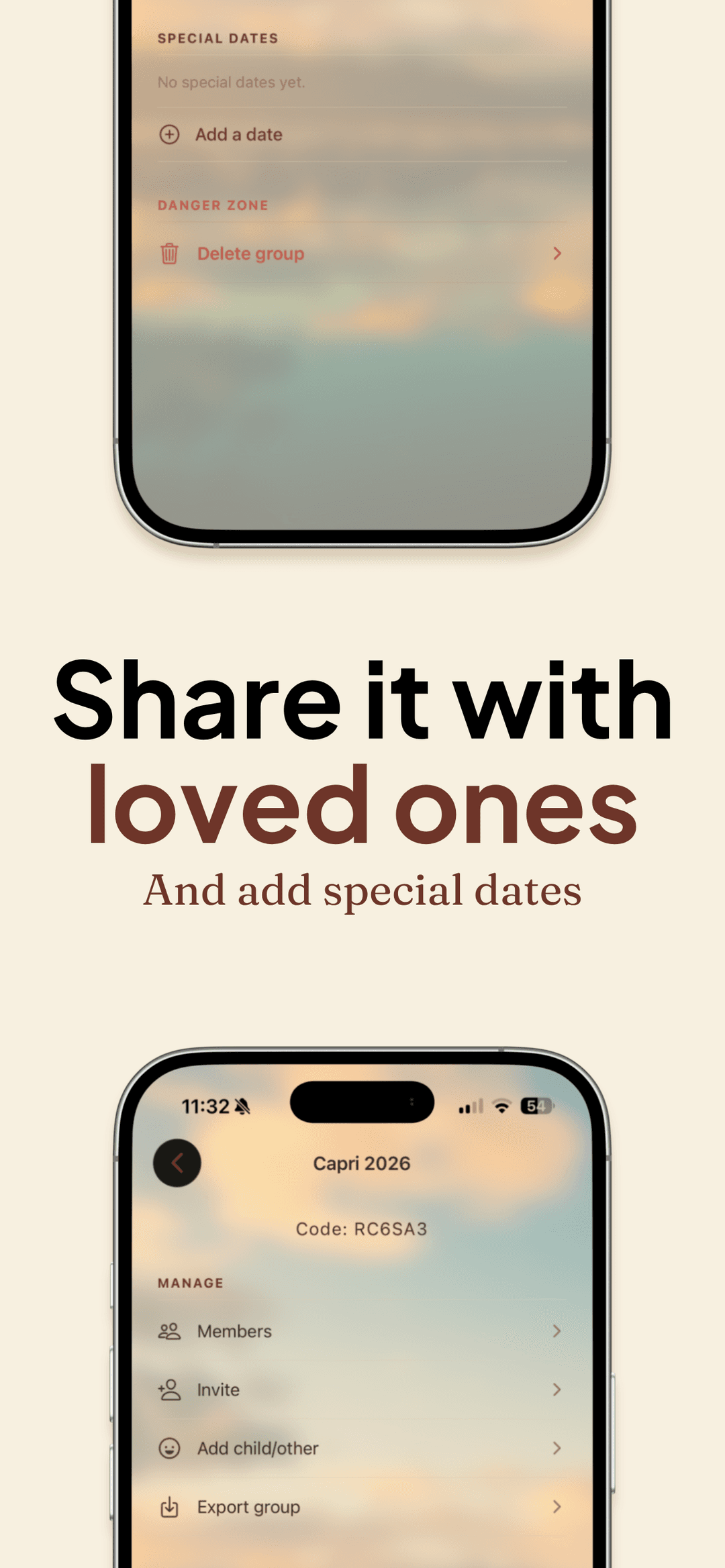 Share with loved ones
